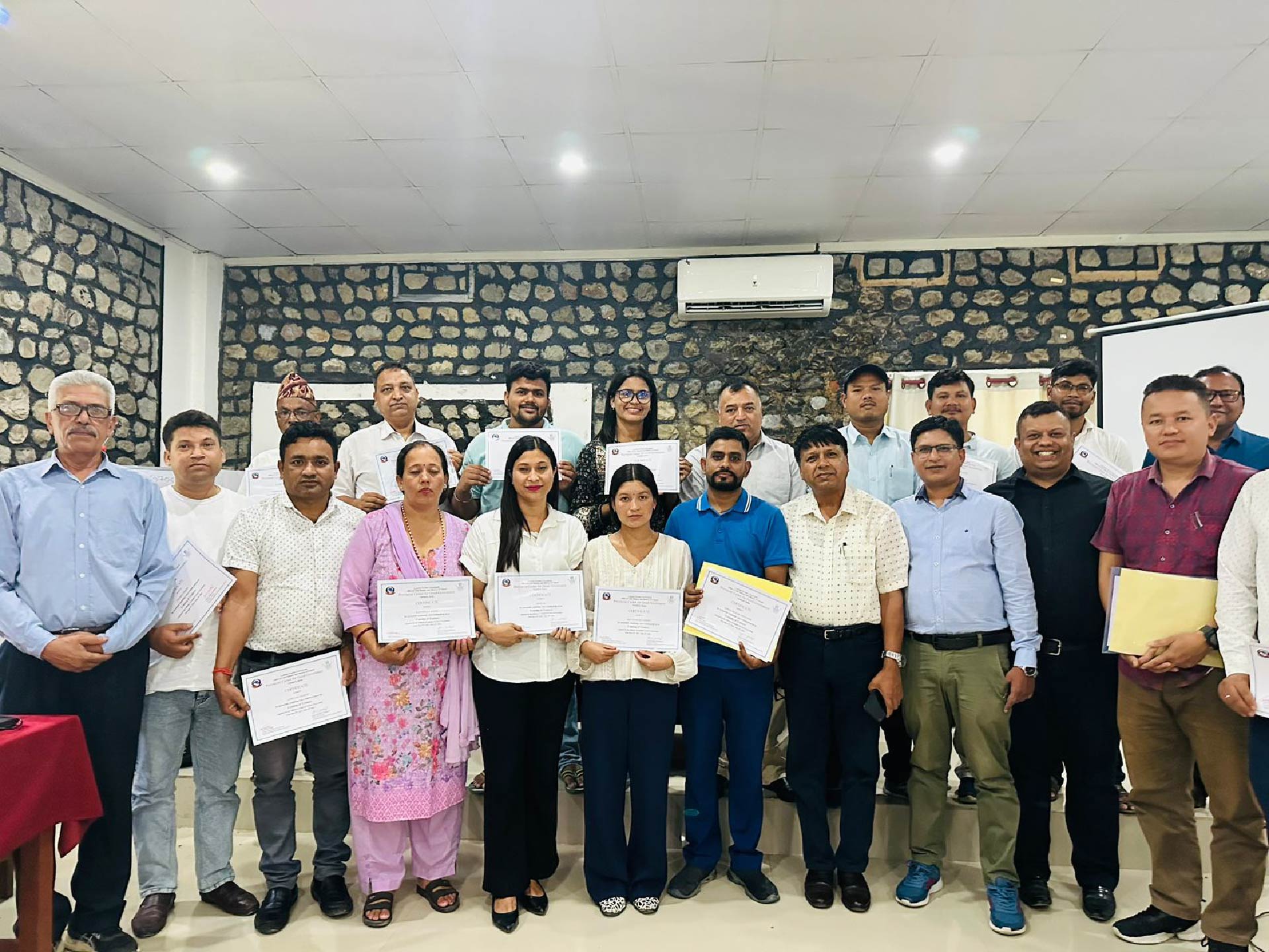 PCGG officials and programme participants